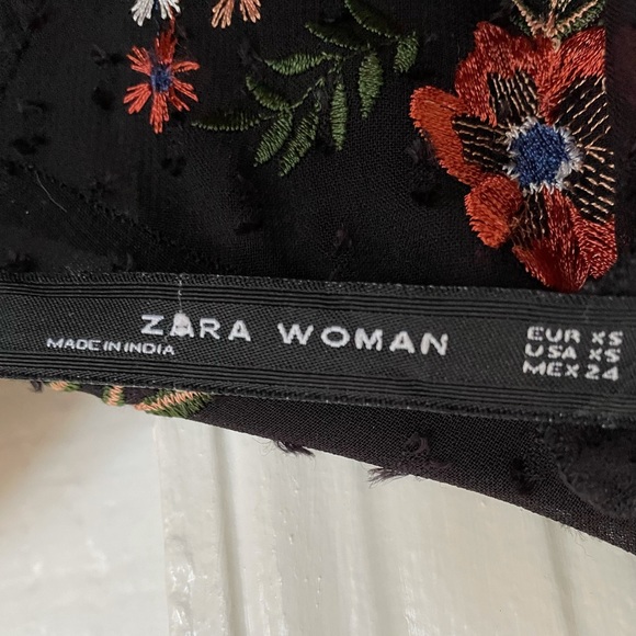 Zara Embroidered Mini Dress - Picture 5 of 5